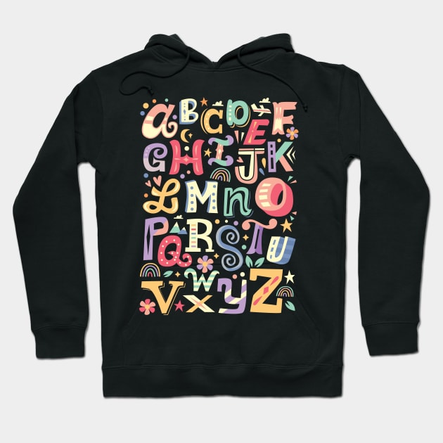 Alphabet Hoodie by risarodil